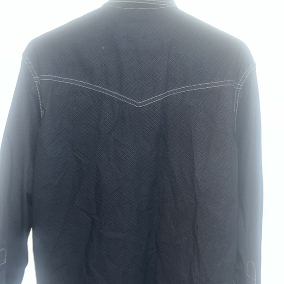 Cavenders Men’s  Rafter C Western Long Sleeve Button-Up Shirt - Picture 4 of 7